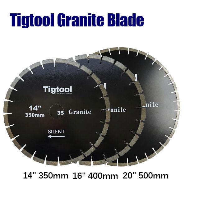 20" 500mm Silent Granite Cutting Saw Blade For Hard Stone Tiles Slabs Sharp & Wear-Resistant Segmented Long-Life
