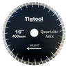 16" 400mm Quartzite Arix Silent Diamond Blade Height 25mm for Natural Taj Mahal and Sea Pearl Gaps Segments Sharp Specialized