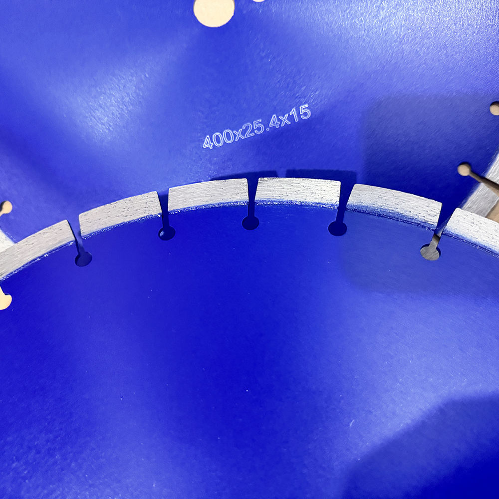 16"400mm Road Cutting Blade Cured Concrete Reinforced Laser Floor Saw Pavement Highway Long Life Expansion Contraction Joint