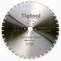 28"700mm Road Cutting Blade Cured Concrete Reinforced Laser Floor Saw Pavement Highway Long Life Expansion Contraction Joint