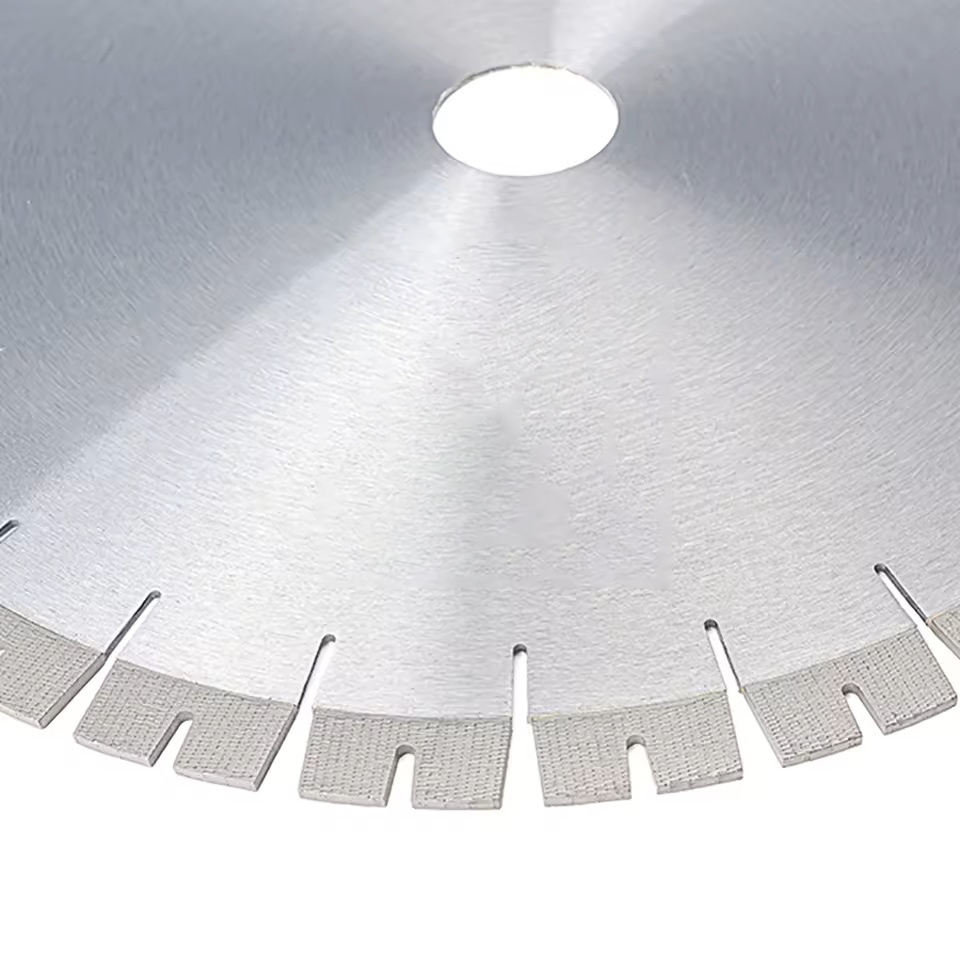 14" 350mm Granite Arix Silent Blade Height 25mm Wear-Resistant Arix Gaps Segments High Sharpness Diamond Blade