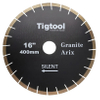 16" 400mm Granite Arix Silent Blade Height 15mm Wear-Resistant Arix Segments Wear Resistant High Sharpness Diamond Blade