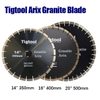 14" 350mm Granite Arix Silent Blade Height 15mm Wear-Resistant Arix Gaps Segments High Sharpness Diamond Blade