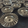 4" 100mm Aluminum Base Diamond Cup Wheel TigTool Silver Type for Concrete, Granite & Stone Grinding