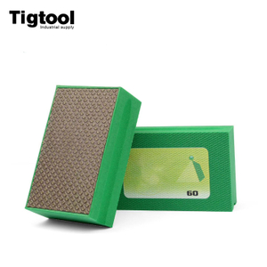 Electroplated Diamond Hand Polishing Block for Stone Glass Ceramic Edge Finishing Rust Removal Deburring