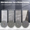 4" Dry Wet Polishing Pad for Dekton Quartzite Marble Granite Sharp Fast Efficient for Stone Floor Polish Machine Angle Grinder