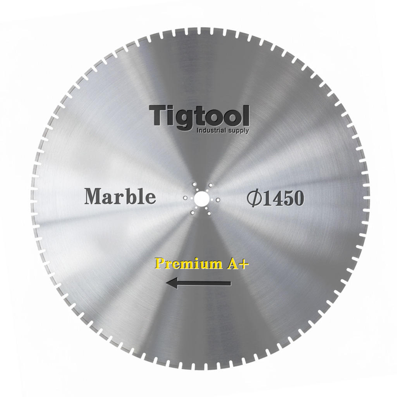 Premium 1450mm Large Marble Blade for Quarry Stone Block Cutting Bridge Saw